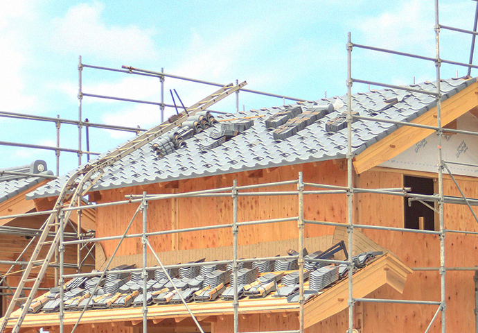 屋根施工